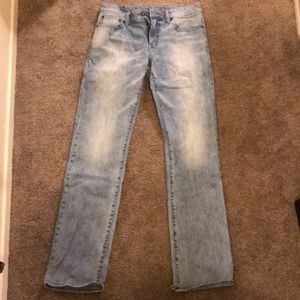 Men’s American Eagle white wash jeans